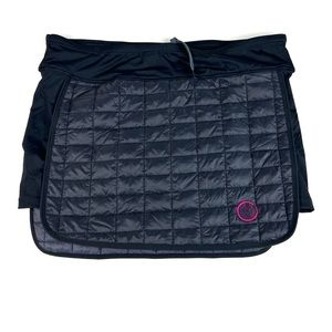 Little donkey Andy Womens thermal black puffer skirt lightweight Sz 2XL